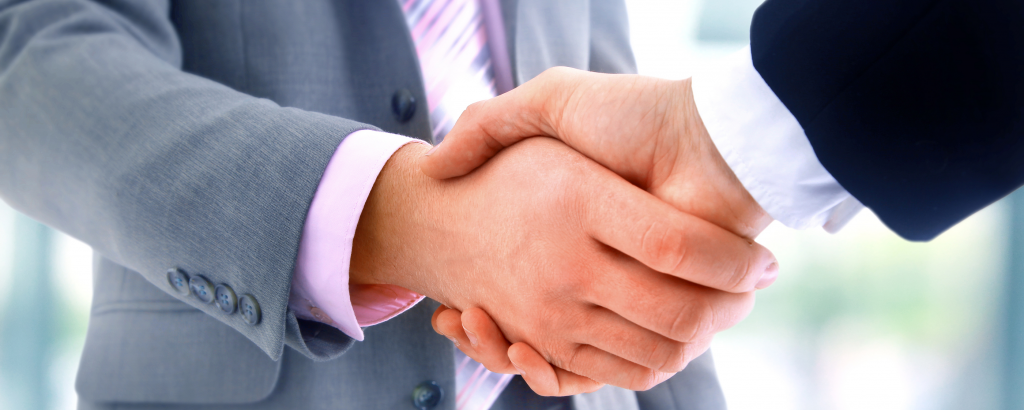 Business handshake